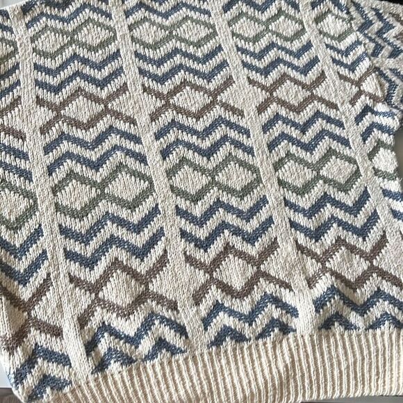 Vintage Inc. Chevron Sweater Sz. M - Picture 6 of 8